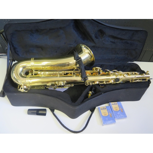 1235 - Trevor J. James Classic Tenor Saxophone in Padded in a Fitted Soft Shell Case with spare reeds and s... 