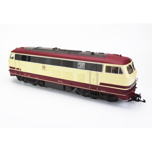 1249 - Piko G Scale 37502 Class BR218 DB Diesel Locomotive in Cream/Maroon - excellent- some fairly minor c... 