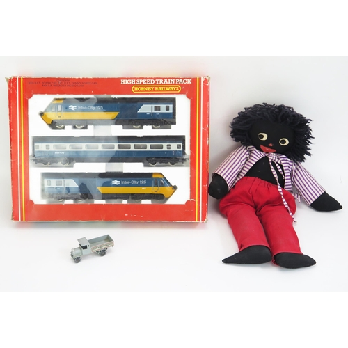 1267 - Hornby Railways OO Gauge R332 High Speed Train Pack - excellent in box together with Golly Doll (The... 