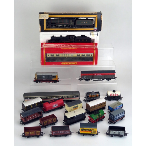 1274A - OO Gauge Collection including Hornby Diesel Shunter, 2 Other Powered Steam Locos, Rolling Stock and ... 