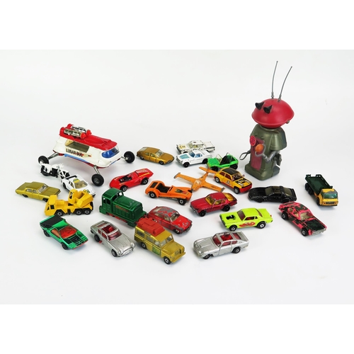 1275 - Small Collection of Playworn Vintage Diecast Including Matchbox, Corgi & Hot Wheels plus SAM Plastic... 