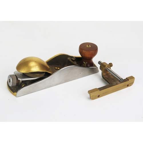 1282 - A Lie-Nielsen No. 140 Bronze Low Angled Skewed Block Plane - excellent used condition with spare bla... 