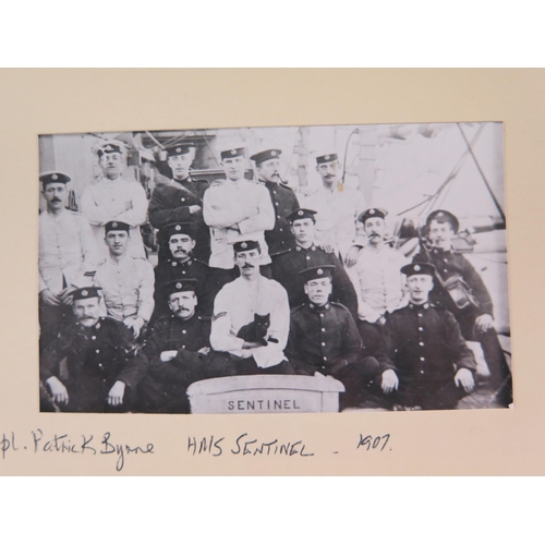 1306 - A World War One group of four to Ply, 13381, Sgt. P. Byrne. R.M.L.I. includes 1914-15 Star, War and ... 