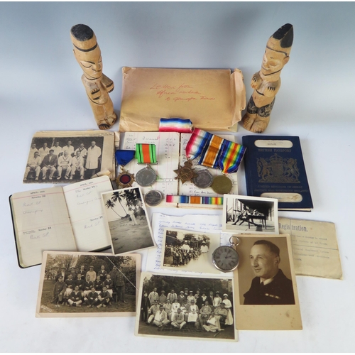 1307 - A World War One trio to 62746.Sjt. A Thomas. R.E. includes 1914-15 Star, War and Victory Medals, tog... 