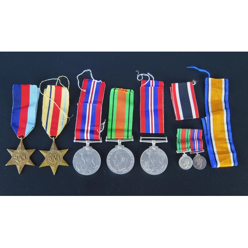 1311 - A collection of World War II medals, includes 1939-45Star, Africa Star, a Defence Medal two War Meda... 