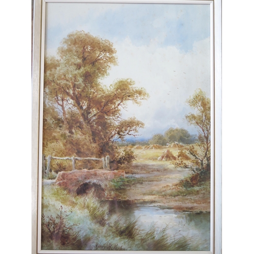 1392 - Henry H Parker (1858 - 1930), Midlands Landscape Painter, A Pair of Signed Watercolours, 'Near Shalf... 