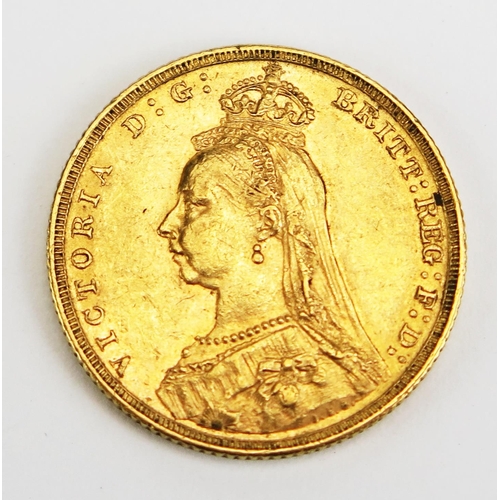 1461 - A Victoria Gold Sovereign Sovereign _ Melbourne mint 1889