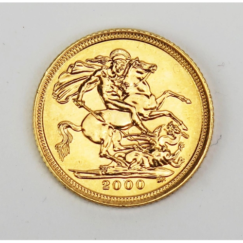 1465 - A QEII Gold Half Sovereign 2000