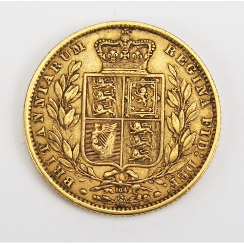 1468 - A Victoria Gold Sovereign 1864