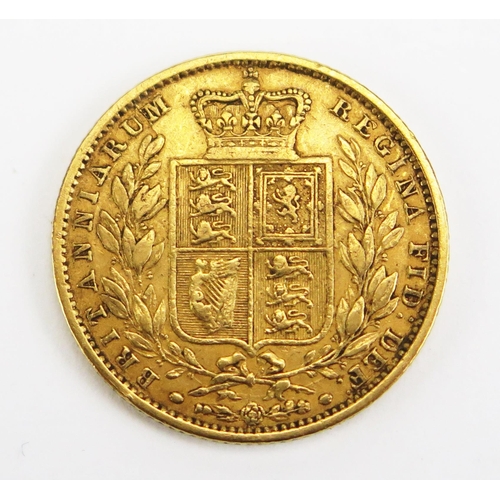 1469 - A Victoria Gold Sovereign 1855