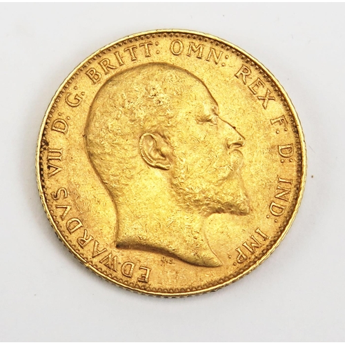 1470 - An Edward VII Gold Sovereign 1910