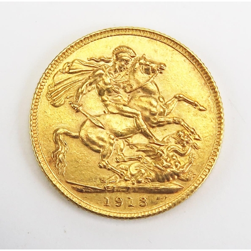 1476 - A George V Gold Sovereign 1913