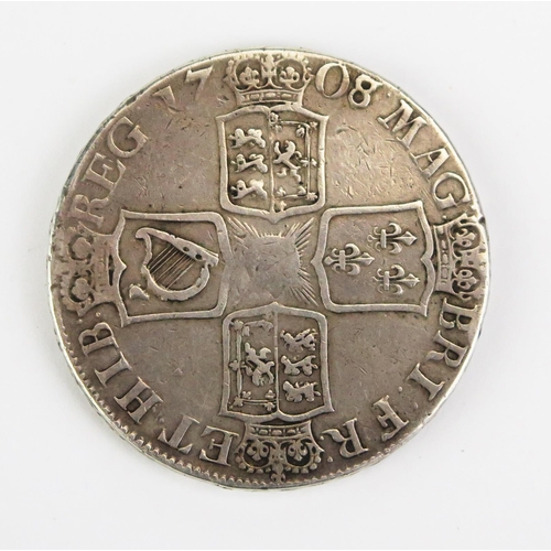 1482 - A Queen Anne 1708 Silver Crown