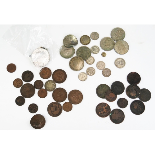 1486 - A Selection of Victorian and later Coins including silver