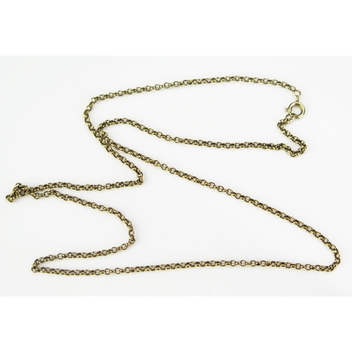 173 - A 9ct Gold Belcher Chain, stamped 9CT, (21.5