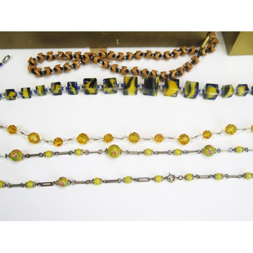 291 - A 1970s Plastic Ballerina Elephant Ballerina Dancer (64mm tall) and other costume jewellery includin... 