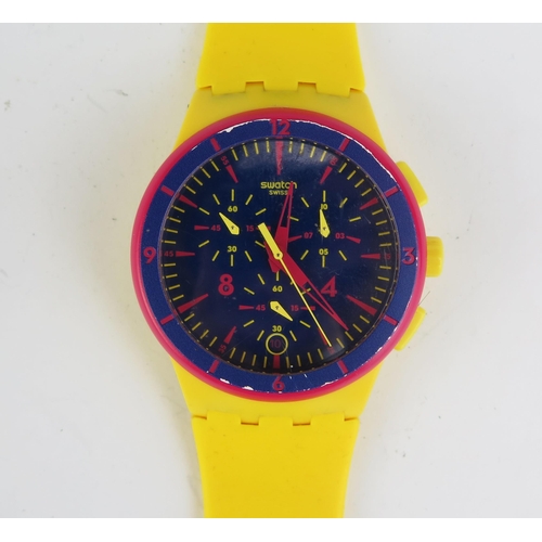 438 - A SWATCH Watch _ Glow Loom SUSJ400