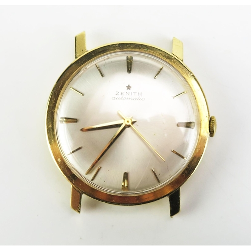 500 - A Zenith 18K Gold Automatic Wristwatch, 35mmm case, movement no. 5283316. Running