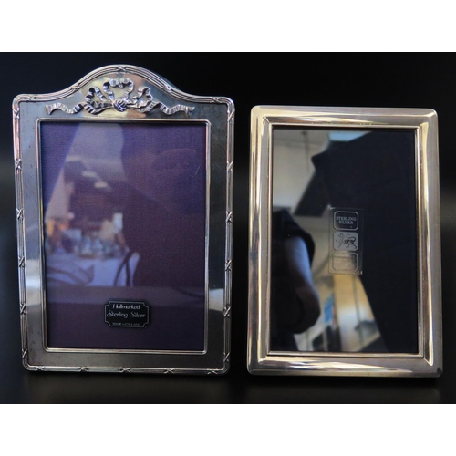 722 - Two QEII Silver Photograph Frames 5.75x3.73