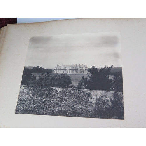 1261 - OF TORQUAY AND PAIGNTON INTEREST, a photograph album containing twelve albumen prints of the Singer ... 