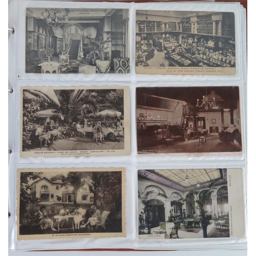 1269 - An album of assorted Edwardian and later postcards, mostly topographical some humour, sentimental, n... 