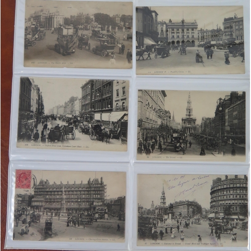 1269 - An album of assorted Edwardian and later postcards, mostly topographical some humour, sentimental, n... 