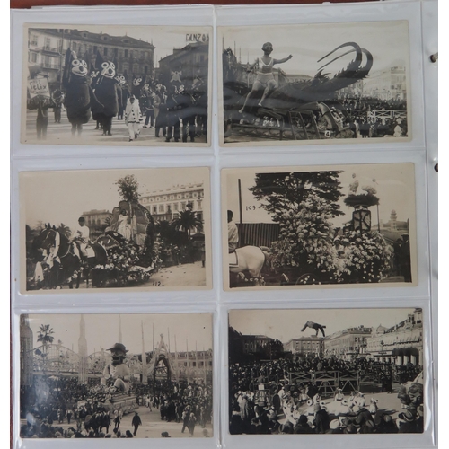 1269 - An album of assorted Edwardian and later postcards, mostly topographical some humour, sentimental, n... 