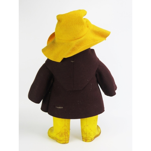 1335B - Gabrielle Designs Paddington Bear in brown coat, yellow  hat and boots, with tag