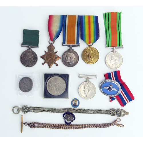 1367 - A Victoria Volunteer Long Service and Good Conduct Medal: to Sergt. J. Leeds, L. Coy. 1st Batt. E. K... 