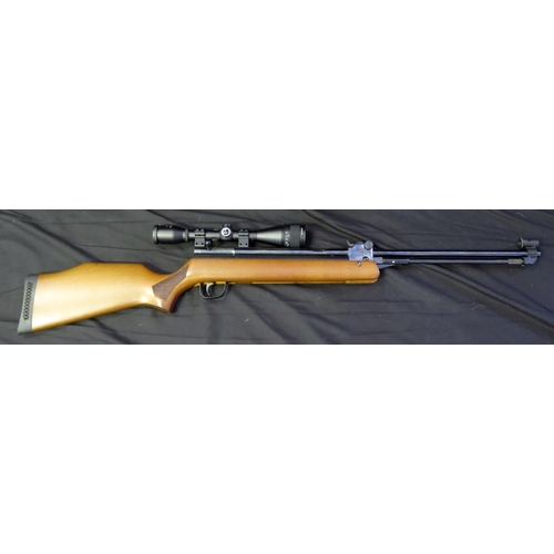 1368 - A Sterling Armament Co Ltd HR81 .22 calibre bolt action air rifle, fitted with a Nikko Stirling, 6 x... 