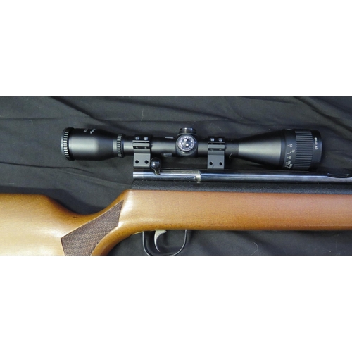 1368 - A Sterling Armament Co Ltd HR81 .22 calibre bolt action air rifle, fitted with a Nikko Stirling, 6 x... 