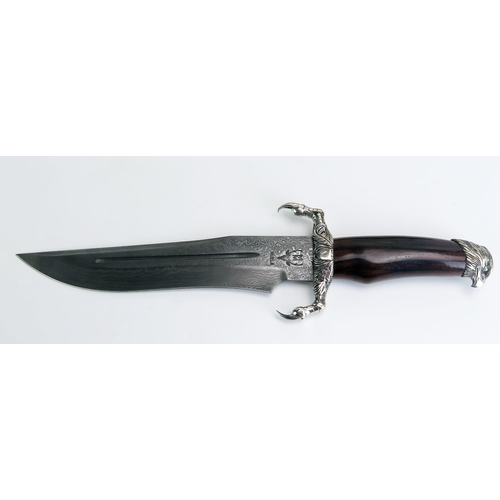 1377 - A Muela limited edition hunting knife Aguila (Lujo) with  23cm Bowey type blade, talon decorated qui... 