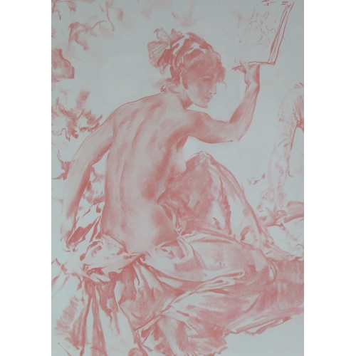 1401 - After William Russell Flint, 'Discussion' limited edition print, published 1969, signed in pencil by... 