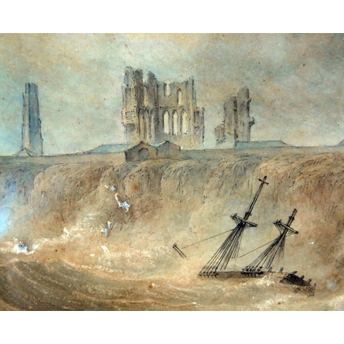 1426 - Robert Affleck, 'Tynemouth Priory'
watercolour, signed to the rear, 15 x 20cm in gilt glazed frame.