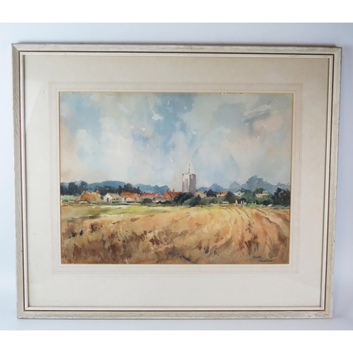 1439 - Dorothy Bradshaw, 'Orford Castle, Sussex' watercolour signed but undated, 37 x 349 cm.