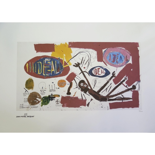 1451 - Jean-Michel Basquiat (American Artist 1960 -1988), Ideal -Limited Edition Lithographic Print No. 15/... 