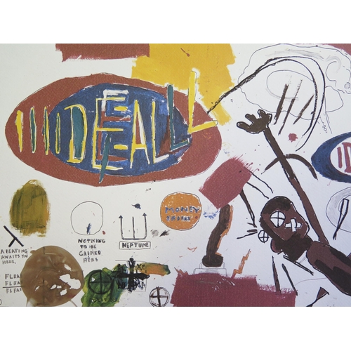 1451 - Jean-Michel Basquiat (American Artist 1960 -1988), Ideal -Limited Edition Lithographic Print No. 15/... 