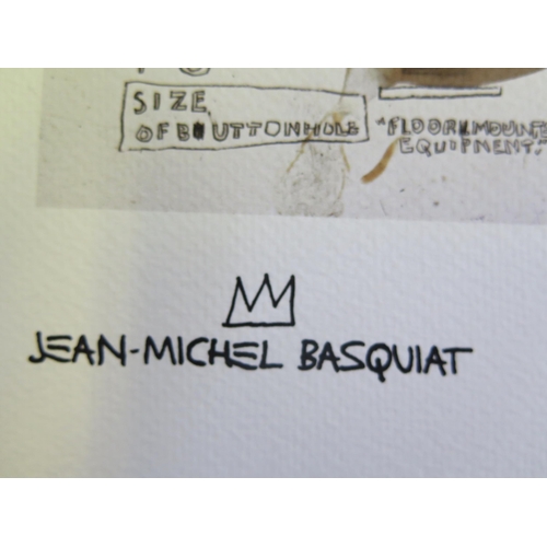1451 - Jean-Michel Basquiat (American Artist 1960 -1988), Ideal -Limited Edition Lithographic Print No. 15/... 