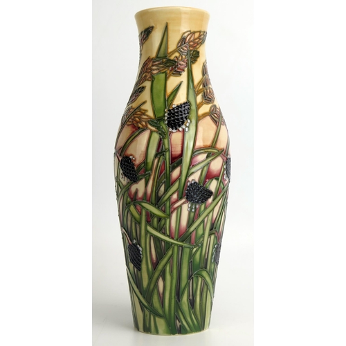 1527 - A Moorcroft pottery limited edition vase with 'Savannah' decoration by Emma Bossons, released in 200... 