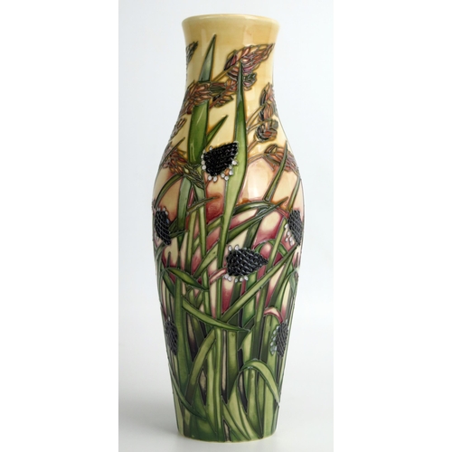 1527 - A Moorcroft pottery limited edition vase with 'Savannah' decoration by Emma Bossons, released in 200... 