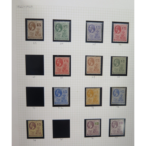 1566 - A Collection of 19th Century and later GB (3 albums) and World Stamps arranged in six albums: Montse... 