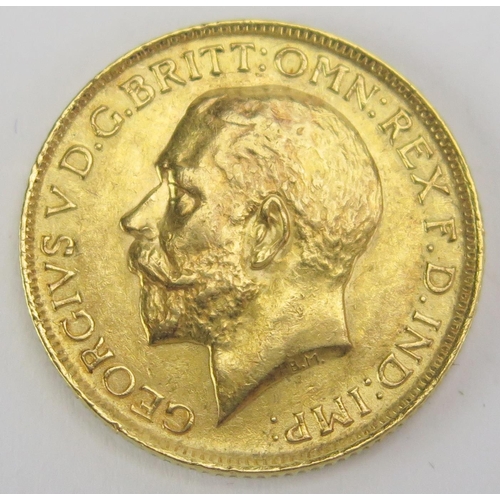 1584 - A George V Gold Sovereign 1913