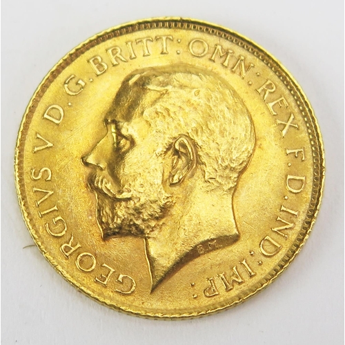 1585 - A George V 1913 Half Sovereign