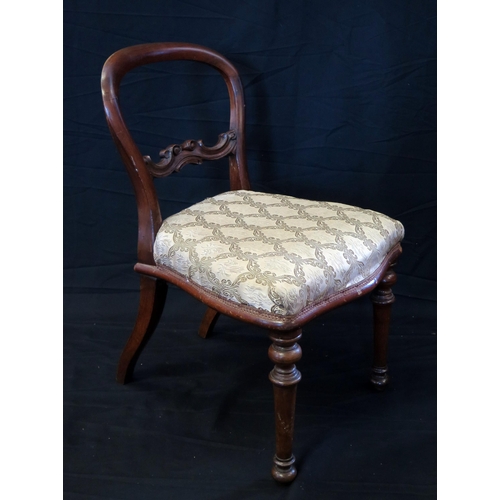 1630 - A Victorian mahogany hoop back campaign chair, to a standard Ross & Co design, with four detachable ... 