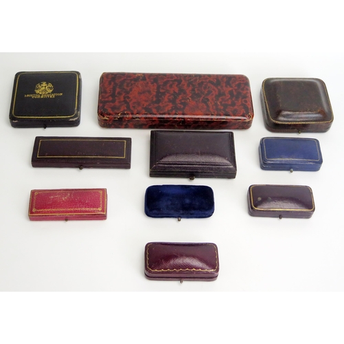 280 - Ten Vintage Jewellery Box