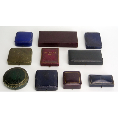 282 - Ten Vintage Jewellery Boxes