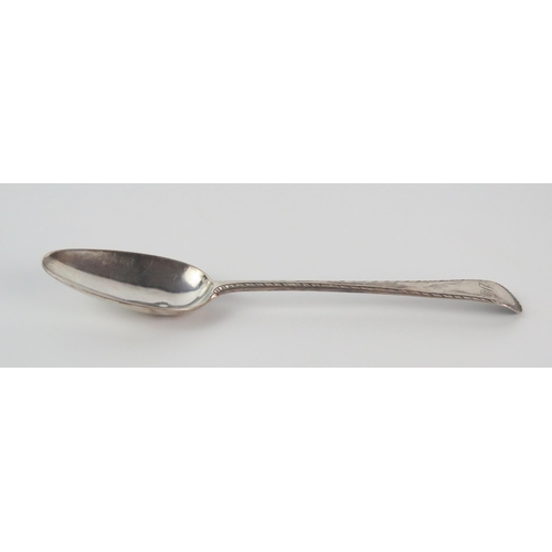 664 - A George III silver Old English pattern tablespoon, maker Hester Bateman, London, 1777, initialled, ... 