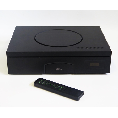 1320B - Naim CD 555 Player (Serial No. 289383) with remote control and channel leads (boxed and tested)