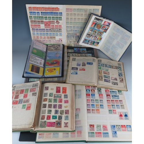 385 - A Large Collection of World Stamps arranged in albums and stock books including a large quantity of ... 