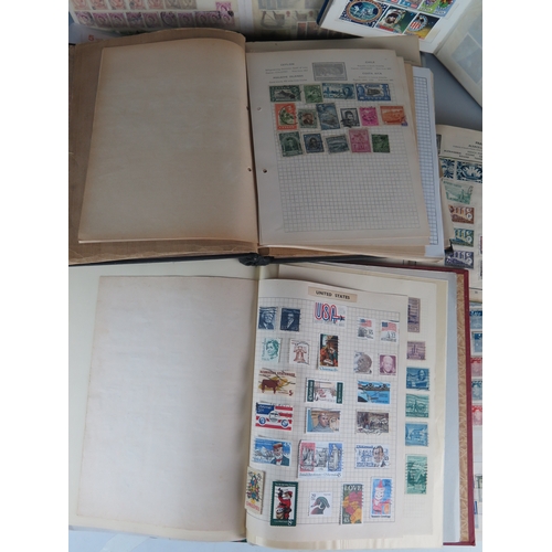 385 - A Large Collection of World Stamps arranged in albums and stock books including a large quantity of ... 